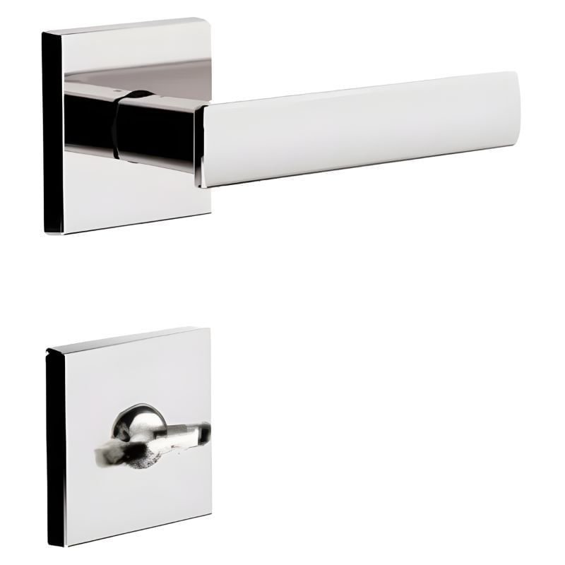 Fechadura Maçaneta Quadrada Cromado 740 40mm 3f