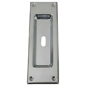 Puxador Concha Cromado Fosco 15cm Imab